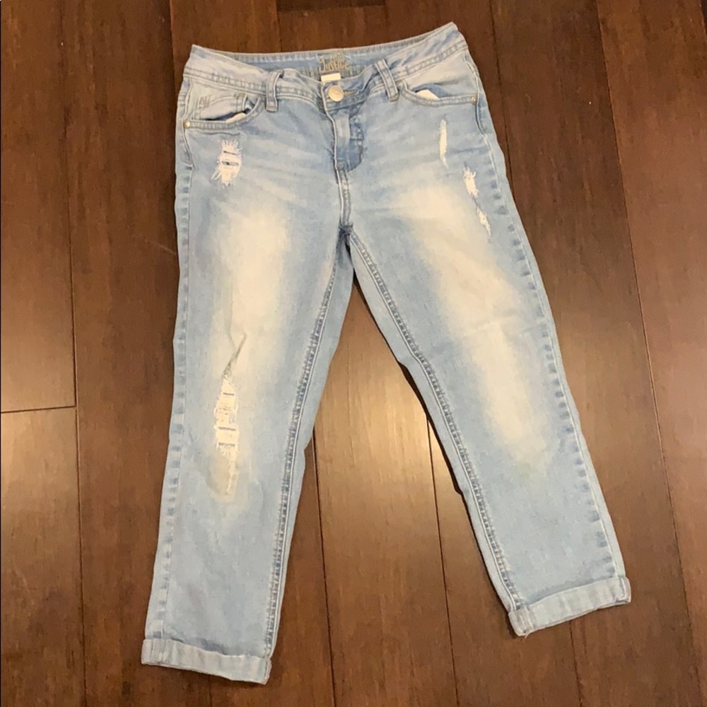 Girls Justice Capri jeans size 12